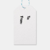 Étiquettes-cadeau Balise Cadeau de la Bande dessinée (Dos)