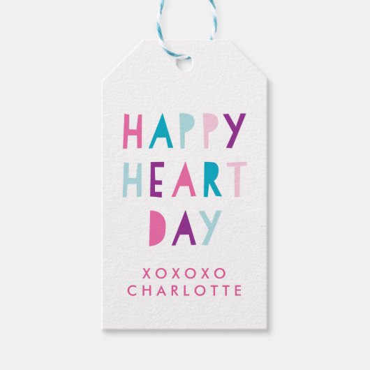 Étiquettes-cadeau Balise cadeau de la Saint-Valentin 2 (Devant)