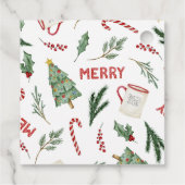 Étiquettes Cadeau Balise cadeau de l'arbre de Noël (Dos)