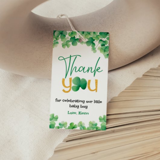 Étiquettes-cadeau Balise cadeau de Lucky One st patrick