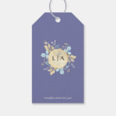 Étiquettes-cadeau Balise cadeau de Mariage violet de lune Whimsical (Dos)