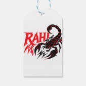 Étiquettes-cadeau Balise cadeau de marque Agressive Scorpion Design (Dos)