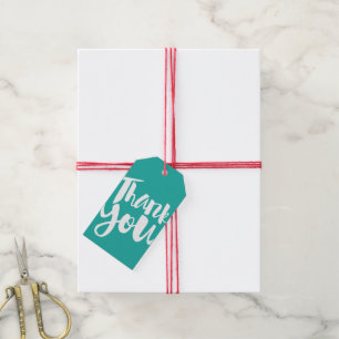 Étiquettes-cadeau Balise cadeau de Merci de calligraphie à main turq
