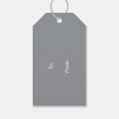 Étiquettes-cadeau Balise cadeau de modèle occidental Rustique Wagon  (Dos)