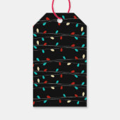 Étiquettes-cadeau Balise cadeau de monogramme brillant et gras (Dos)