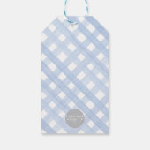 Étiquettes-cadeau Balise cadeau de monogramme de chien (Dos)