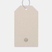 Étiquettes-cadeau Balise cadeau de Noël (Dos)