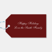 Étiquettes-cadeau Balise cadeau de Noël (Dos Horizontal)