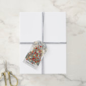 Étiquettes-cadeau Balise cadeau de Noël, baubles (Avec de la ficelle)