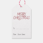Étiquettes-cadeau Balise cadeau de Noël/cadeau de Noël (Dos)