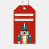 Étiquettes-cadeau Balise cadeau de Noël classique noisette (Devant)