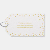 Étiquettes-cadeau Balise cadeau de Noël de Bubbly Cheer (Dos (Horizontal))