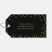 Étiquettes-cadeau Balise cadeau de Noël de Bubbly Cheer (Dos (Horizontal))