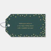 Étiquettes-cadeau Balise cadeau de Noël de Bubbly Cheer (Dos (Horizontal))