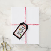 Étiquettes-cadeau Balise cadeau de Noël de famille (Avec de la ficelle)