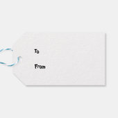 Étiquettes-cadeau Balise cadeau de Noël de porc volant (Dos Horizontal)