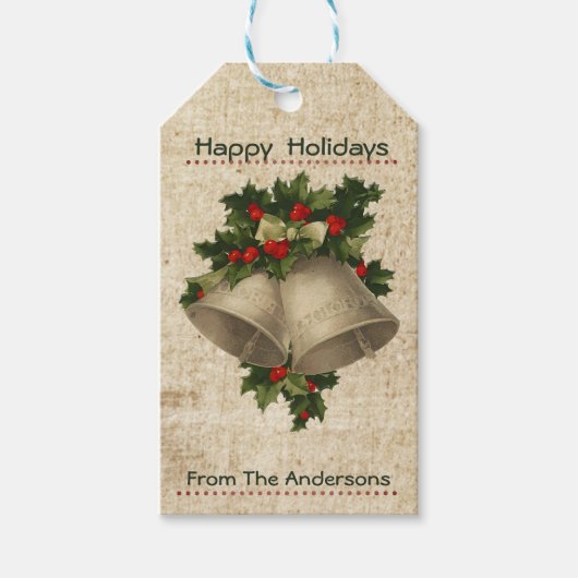 Étiquettes-cadeau Balise cadeau de Noël Jingle Bells (Devant)