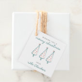 Étiquettes Cadeau Balise cadeau de Noël Joyeux (En situation)