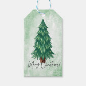 Étiquettes-cadeau Balise cadeau de Noël Joyeux (Devant)