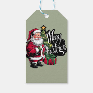 Étiquettes-cadeau Balise cadeau de Noël Joyeux