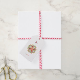 Étiquettes-cadeau Balise cadeau de Noël joyeux Festif