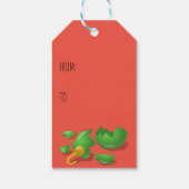 Étiquettes-cadeau Balise cadeau de Noël Kitty de Meowy (Dos)