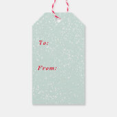 Étiquettes-cadeau Balise cadeau de Noël magique (Dos)