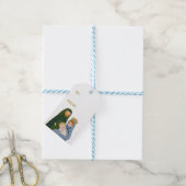 Étiquettes-cadeau Balise cadeau de Noël Nativité (Avec de laficelle)