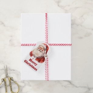 Étiquettes-cadeau Balise cadeau de Noël Père Noël