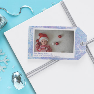 Étiquettes-cadeau Balise cadeau de Noël personnalisée pour bébé garç