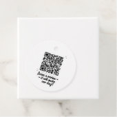 Étiquettes Cadeau Balise cadeau de révision de code QR (En situation)