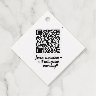 Étiquettes Cadeau Balise cadeau de révision de code QR