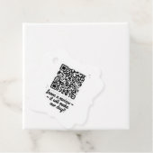 Étiquettes Cadeau Balise cadeau de révision de code QR (En situation)