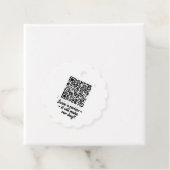 Étiquettes Cadeau Balise cadeau de révision de code QR (En situation)