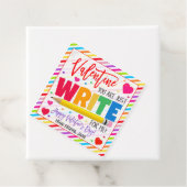 Étiquettes Cadeau Balise cadeau de Saint-Valentin (En situation)