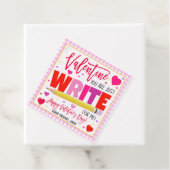 Étiquettes Cadeau Balise cadeau de Saint-Valentin (En situation)