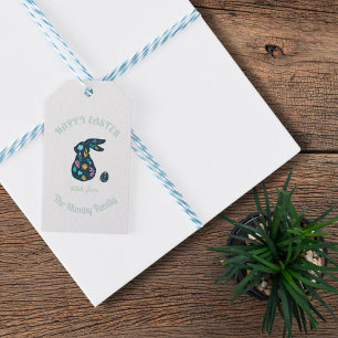 Étiquettes-cadeau Balise cadeau de vacances de Pâques personnalisée