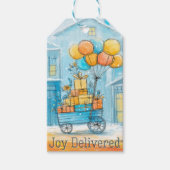 Étiquettes-cadeau Balise cadeau de vacances d'hiver (Devant)