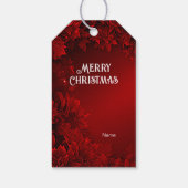 Étiquettes-cadeau Balise cadeau de vacances Floral Feuille (Dos)