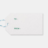 Étiquettes-cadeau Balise cadeau de vacances Peace (Dos Horizontal)