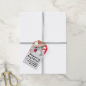 Étiquettes-cadeau Balise Cadeau - Décembre - Roulement par (Avec de la ficelle)