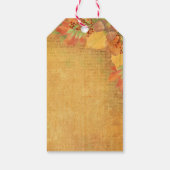 Étiquettes-cadeau Balise cadeau décoratif Citrouille et feuillage d' (Dos)