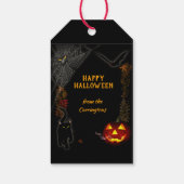 Étiquettes-cadeau Balise cadeau d'Halloween (Dos)