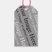 Étiquettes-cadeau Balise cadeau d'image personnalisée (Dos)