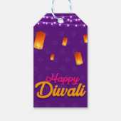 Étiquettes-cadeau Balise cadeau Diwali artisanal (Devant)