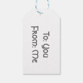 Étiquettes-cadeau Balise Cadeau Donkey souriant (Dos)