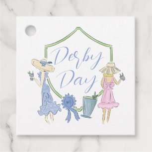 Étiquettes Cadeau Balise Cadeau du Kentucky Derby Party Favoriser