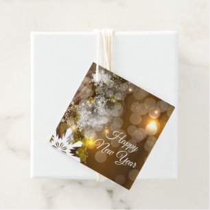 Étiquettes Cadeau Balise Cadeau du Nouvel An