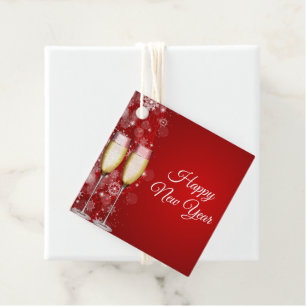 Étiquettes Cadeau Balise Cadeau du Nouvel An