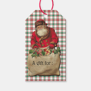 Étiquettes-cadeau Balise cadeau du Père Noël